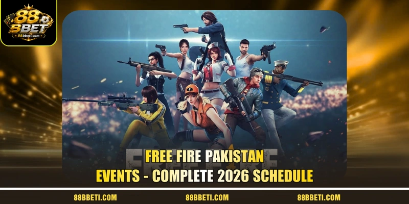 Free Fire Pakistan Events - Complete 2026 Schedule
