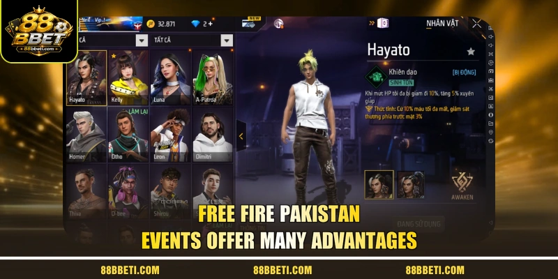 Free Fire Pakistan Events Offer Many Advantages
