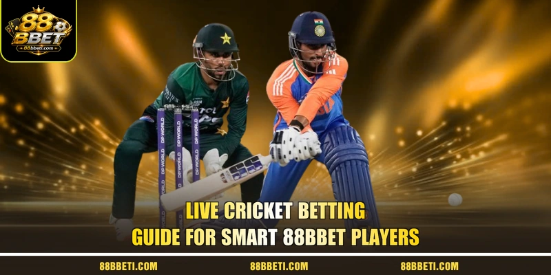 Live Cricket Betting Guide For Smart 88BBET Players