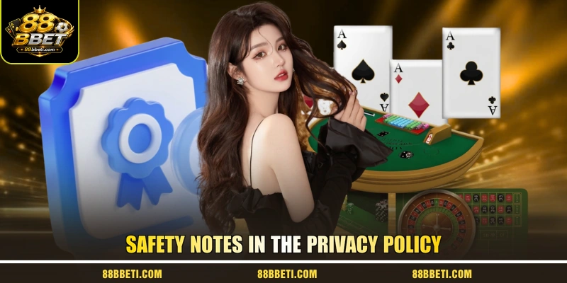 Safety Notes In The Privacy Policy